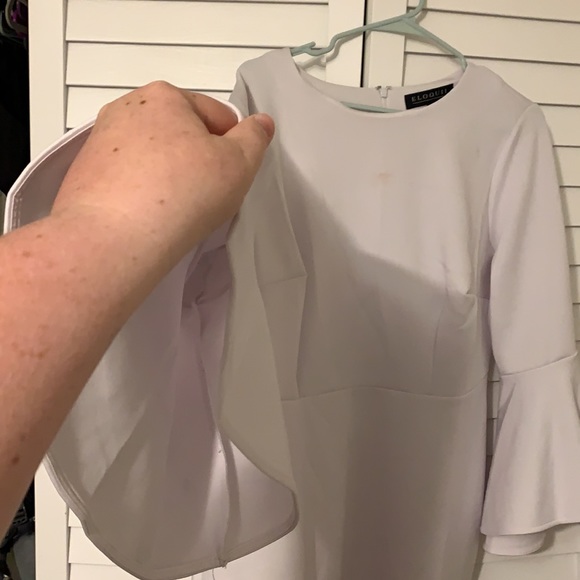 Eloquii Scuba Sleeve Dress - Picture 3 of 5